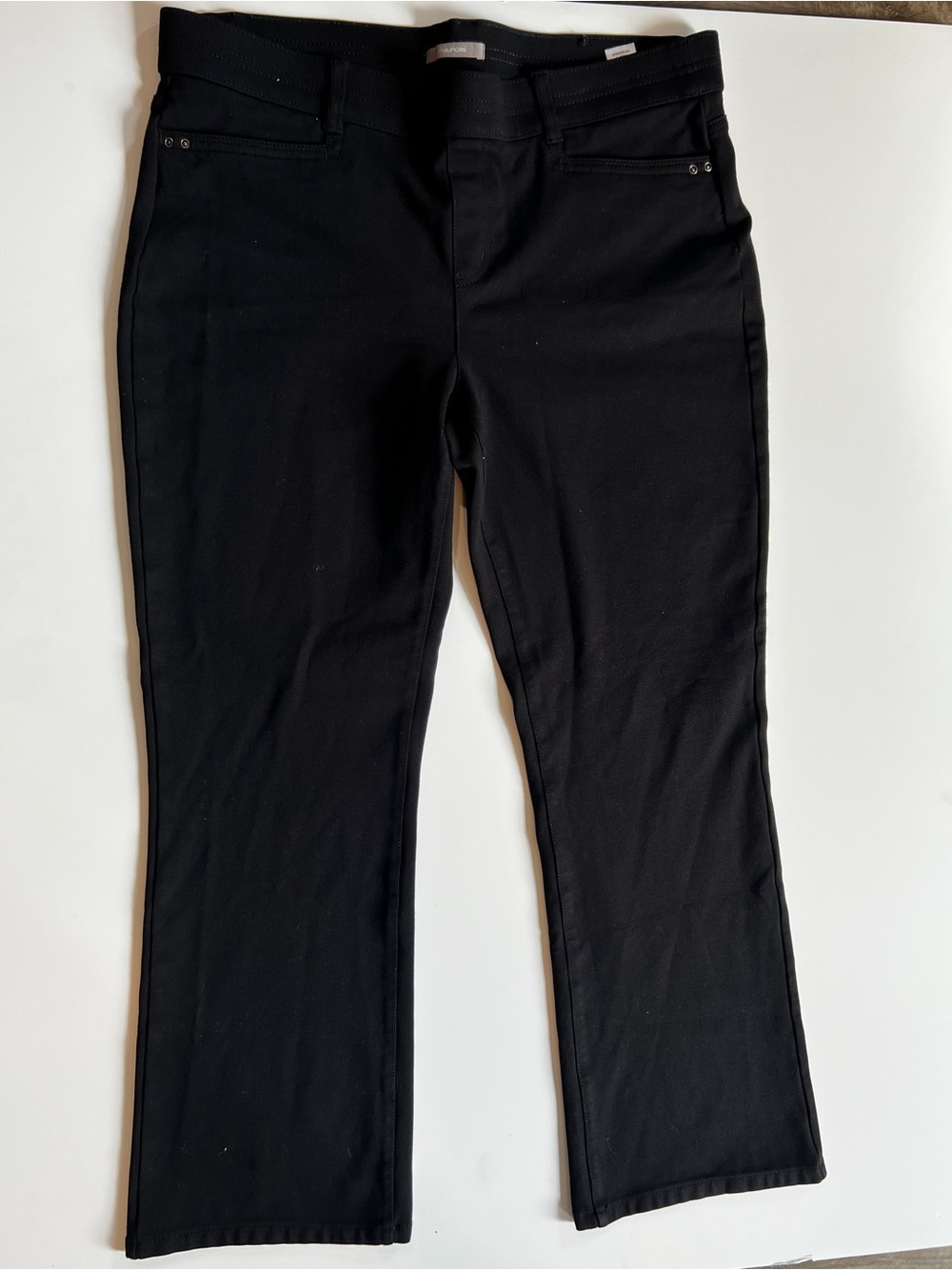 Maurices Black Flare Stretch Jeans